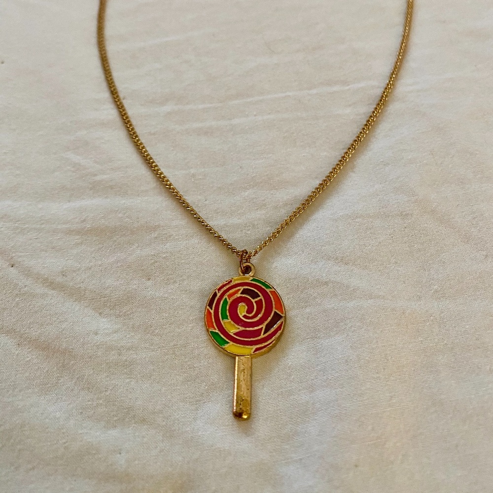 Mid-Length Lollipop Necklace